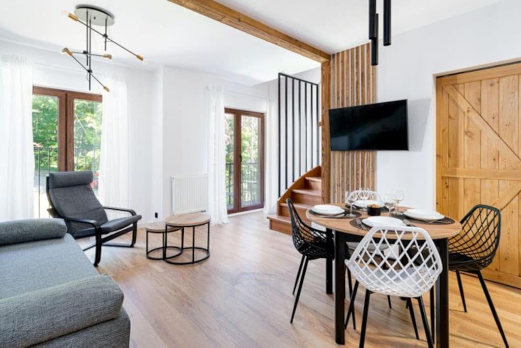 שצ'קלארסקה פוראובה Apartament Dwa Pieterka W Szklarskiej מראה חיצוני תמונה